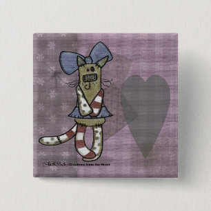 Chapa Cuadrada Primitive Kitty