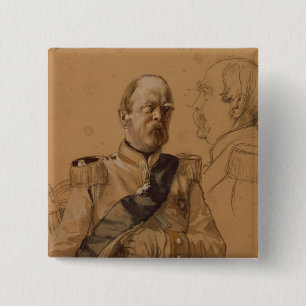 Chapa Cuadrada Prince Otto Von Bismarck