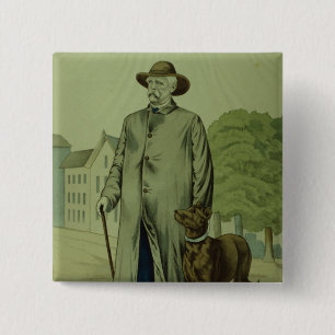 Chapa Cuadrada Prince Otto Von Bismarck en Friedrichsruh