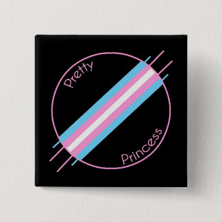 Chapa Cuadrada Princesa bonita Pin