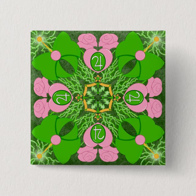 Chapa Cuadrada Princesa de Júpiter (Anverso)