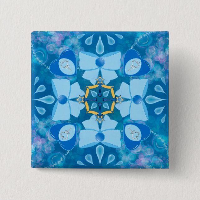 Chapa Cuadrada Princesa de Mercurio (Anverso)