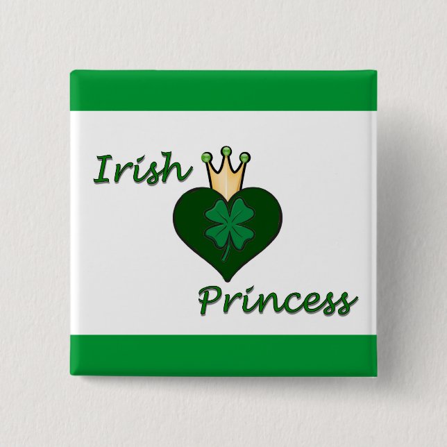 Chapa Cuadrada Princesa irlandesa (Anverso)