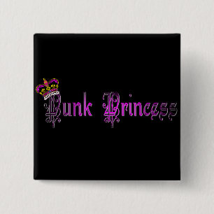 Chapa Cuadrada Princesa punky Square Button