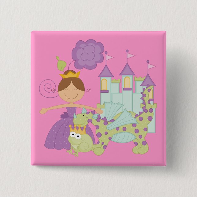 Chapa Cuadrada Princesa triguena (Anverso)