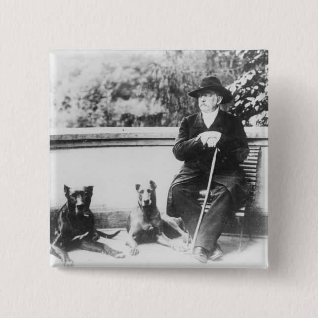 Chapa Cuadrada Príncipe Otto de Bismarck-Schoenhausen (Anverso)