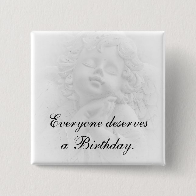 Chapa Cuadrada Pro Life (Anverso)