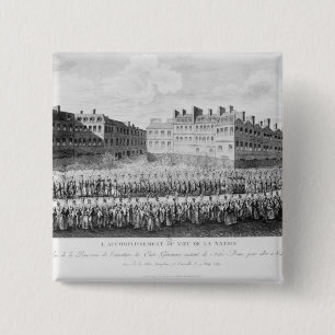 Chapa Cuadrada Procesión de la abertura de los estados