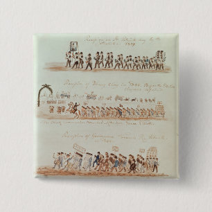 Chapa Cuadrada Procesión del día de St Patrick