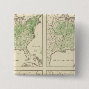 Chapa Cuadrada Producción de maíz y productos lácteos, litogra