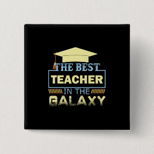 Chapa Cuadrada Profesora de Regalos El Mejor Profesor De La Gal