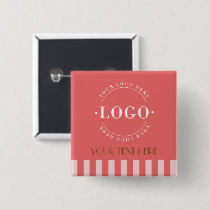 Chapa Cuadrada Promoción comercial del logotipo de la empresa de 