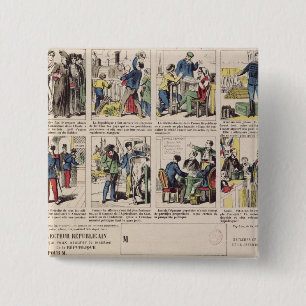 Chapa Cuadrada Propaganda republicana