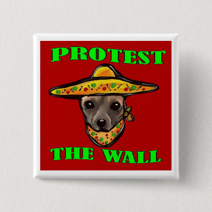 CHAPA CUADRADA PROTESTE LA PARED