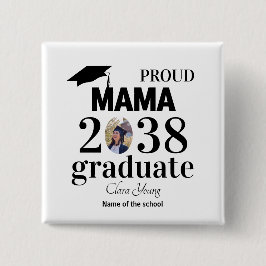 Chapa Cuadrada Proud mama personalized graduation