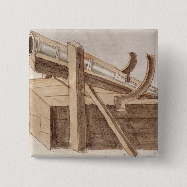 Chapa Cuadrada Proyecto para un cañón (Anverso)