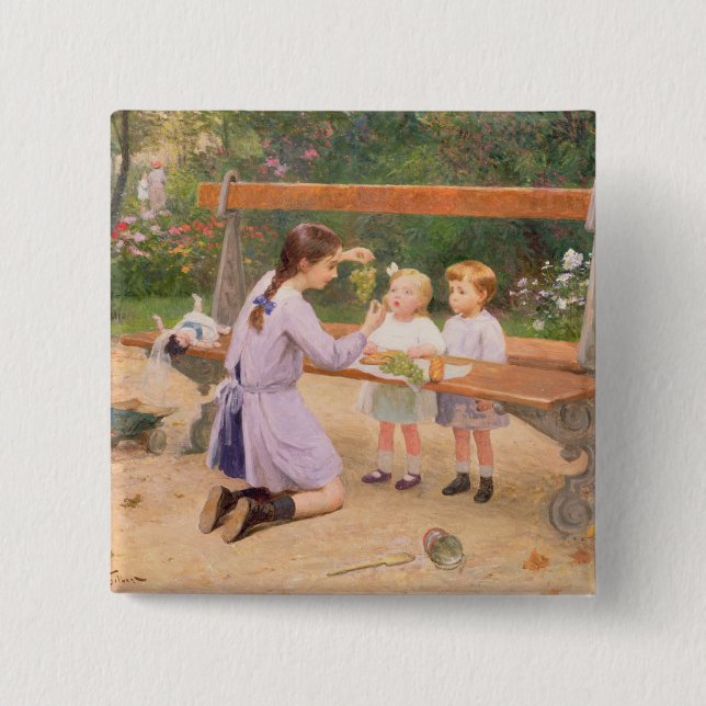 Chapa Cuadrada Prueba de la uva (Anverso)