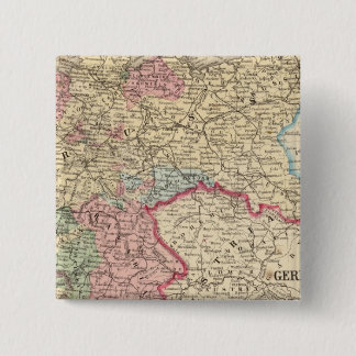 Chapa Cuadrada Prusia, mapa de Estados alemanes de Mitchell