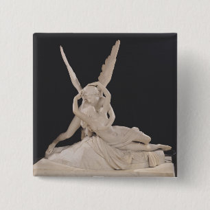 Chapa Cuadrada Psique restablecida por el beso del Cupid 1787-93