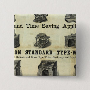 Chapa Cuadrada Publicidad con mapa de guía