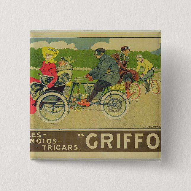 Chapa Cuadrada Publicidad de poster (Anverso)