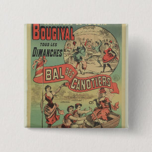 Chapa Cuadrada Publicidad de poster 'Le Bal des Canotiers