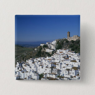 Chapa Cuadrada Pueblo Blanco de Casares, Andalucía, España 2