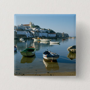 Chapa Cuadrada Pueblo pesquero de Ferragudo, Algarve, Portugal
