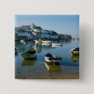 Chapa Cuadrada Pueblo pesquero de Ferragudo, Algarve, Portugal