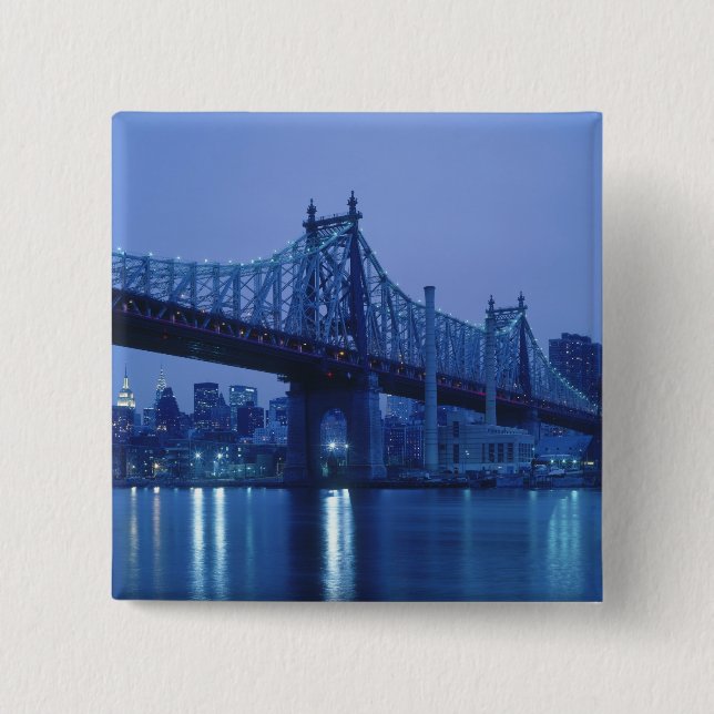 Chapa Cuadrada Puente 59th Street, Nueva York, Estados Unidos (Anverso)