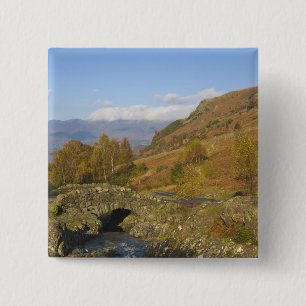Chapa Cuadrada Puente Ashness, Distrito de los Lagos, Cumbria, In