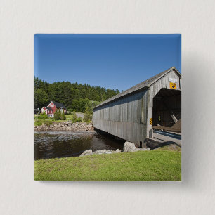 Chapa Cuadrada Puente cubierto del río Irish, St. Martins, Nuevo