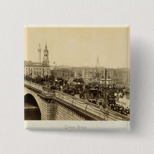 Chapa Cuadrada Puente de Londres, c.1880 (foto de la sepia)