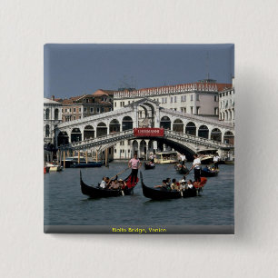 Chapa Cuadrada Puente de Rialto, Venecia
