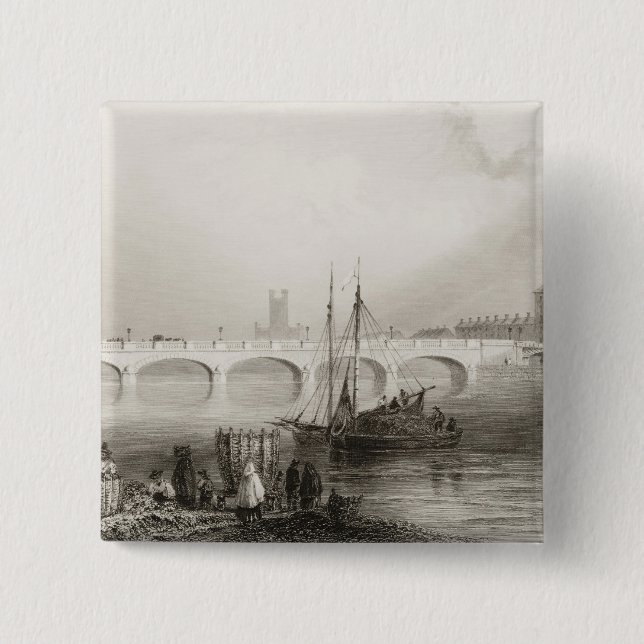 Chapa Cuadrada Puente de Wellesley, quintilla, Irlanda (Anverso)