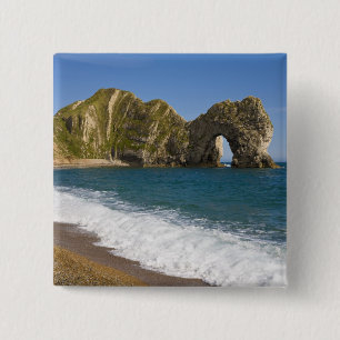 Chapa Cuadrada Puerta Durdle, Cala Lulworth, Costa Jurásica,