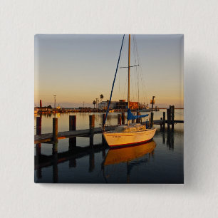 Chapa Cuadrada puerto de Rockport, Texas al atardecer