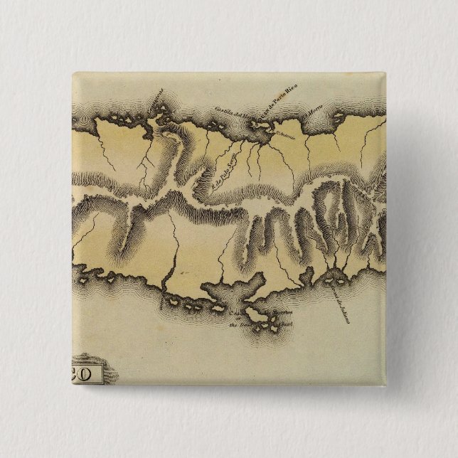 Chapa Cuadrada Puerto Rico (Anverso)