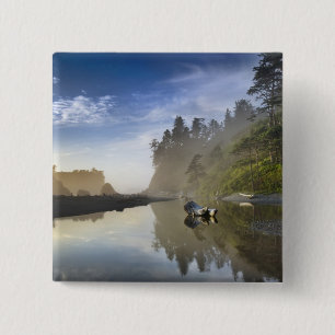 Chapa Cuadrada Puesta de sol en la playa de Ruby, Parque Nacional