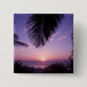 Chapa Cuadrada Puesta de sol en West End, Cayman Brac, Islas Caim