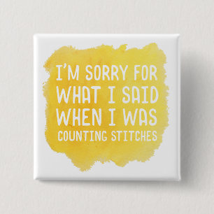 Chapa Cuadrada Puntada de ganchillo divertida