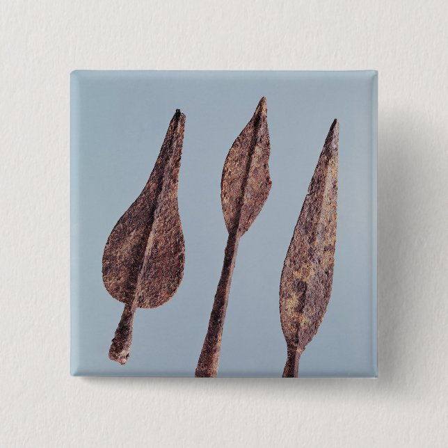 Chapa Cuadrada Puntas de lanza (Anverso)