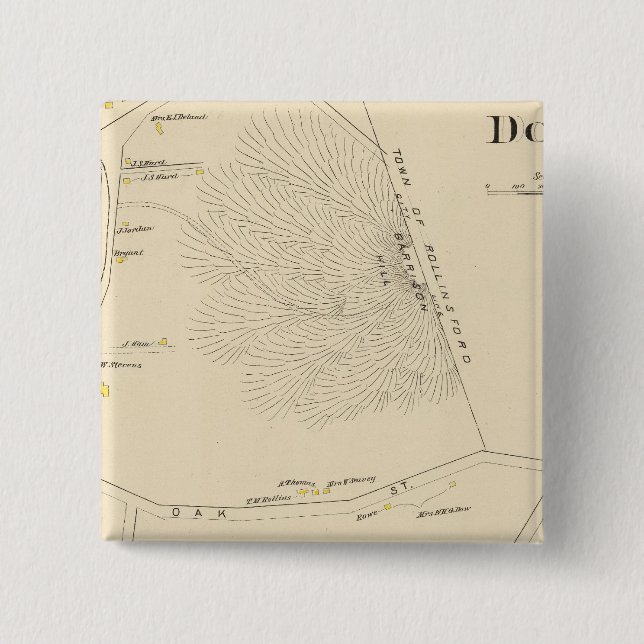 Chapa Cuadrada Punto de Dover (Anverso)