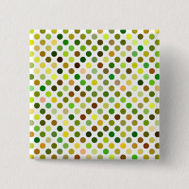 Chapa Cuadrada Puntos amarillo y verde