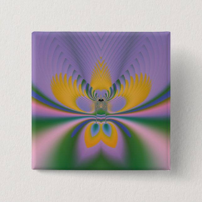 Chapa Cuadrada Purple Lotus (Anverso)