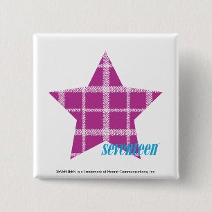 Chapa Cuadrada Púrpura 3 de la tela escocesa