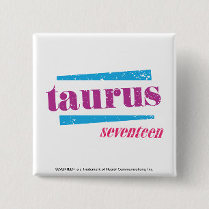 Chapa Cuadrada Púrpura del tauro