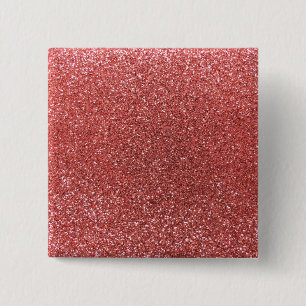 Chapa Cuadrada Purpurina rosado coralino