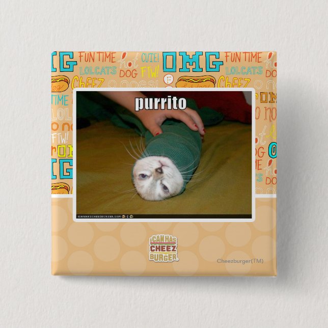 Chapa Cuadrada purrito (Anverso)