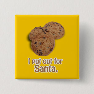 Chapa Cuadrada Puse hacia fuera para Santa